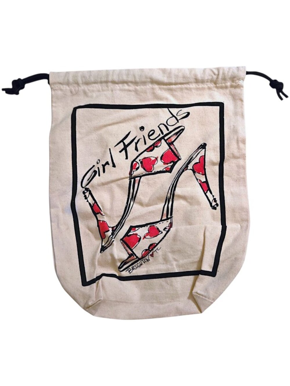 Brighton Pack Your Bags Travel Kit Set of 3 Cotton Canvas Drawstring Bags - Picture 6 of 13